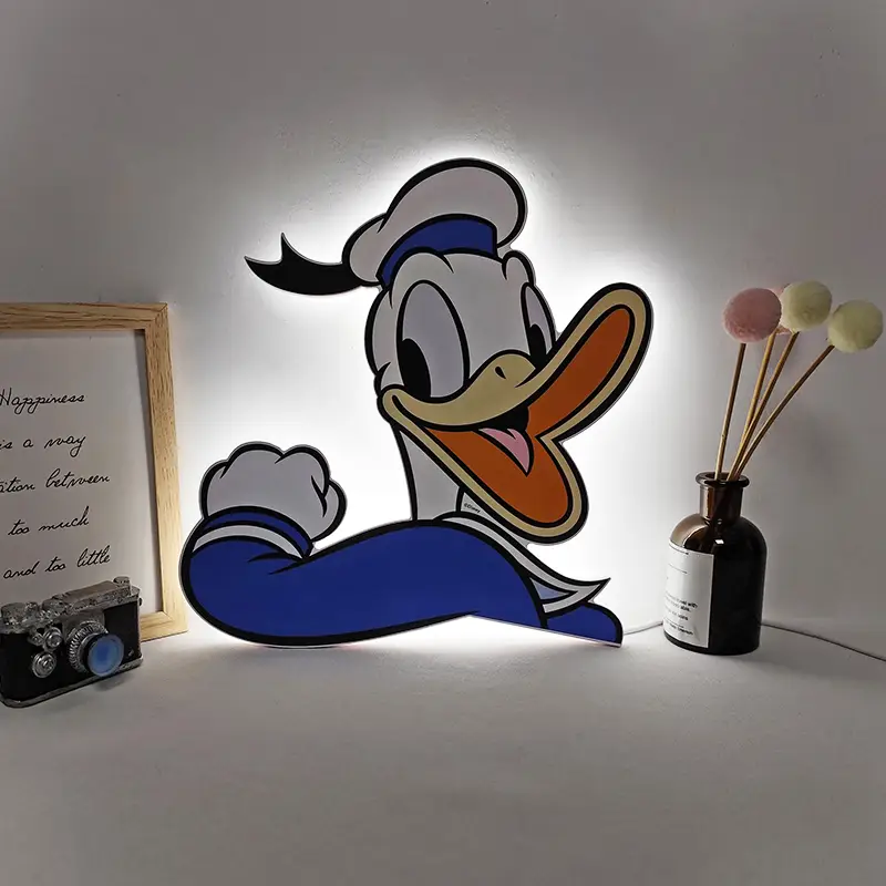 Donald Duck LED Wall Sconce, Licensed Disney Decorative Light for Nursery & Themed Commercial Spaces 1