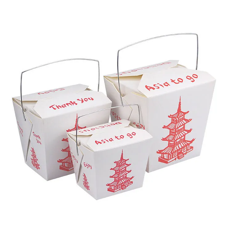 32oz Restaurant Takeaway Packaging Paper Noodle Box - Bulk Supply 1