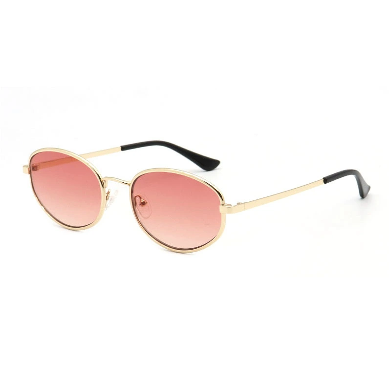 Custom Metal Oval Fashion Sunglasses HMP25206 1