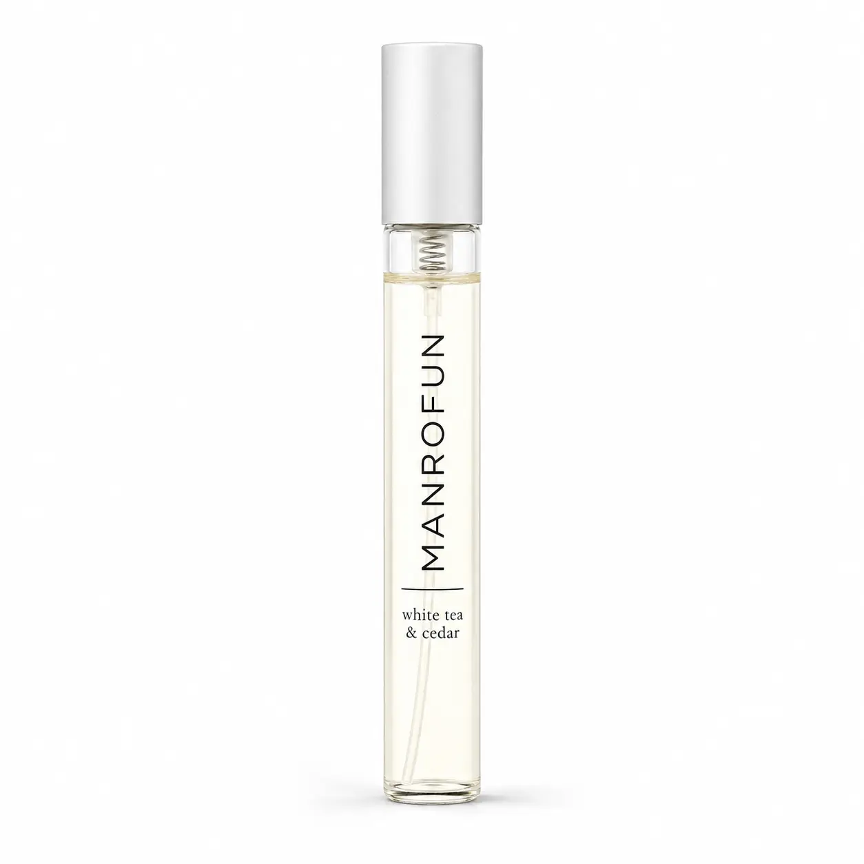Five-Color Slim Glass Perfume Sample Vial Set with Silver Spray Cap 1