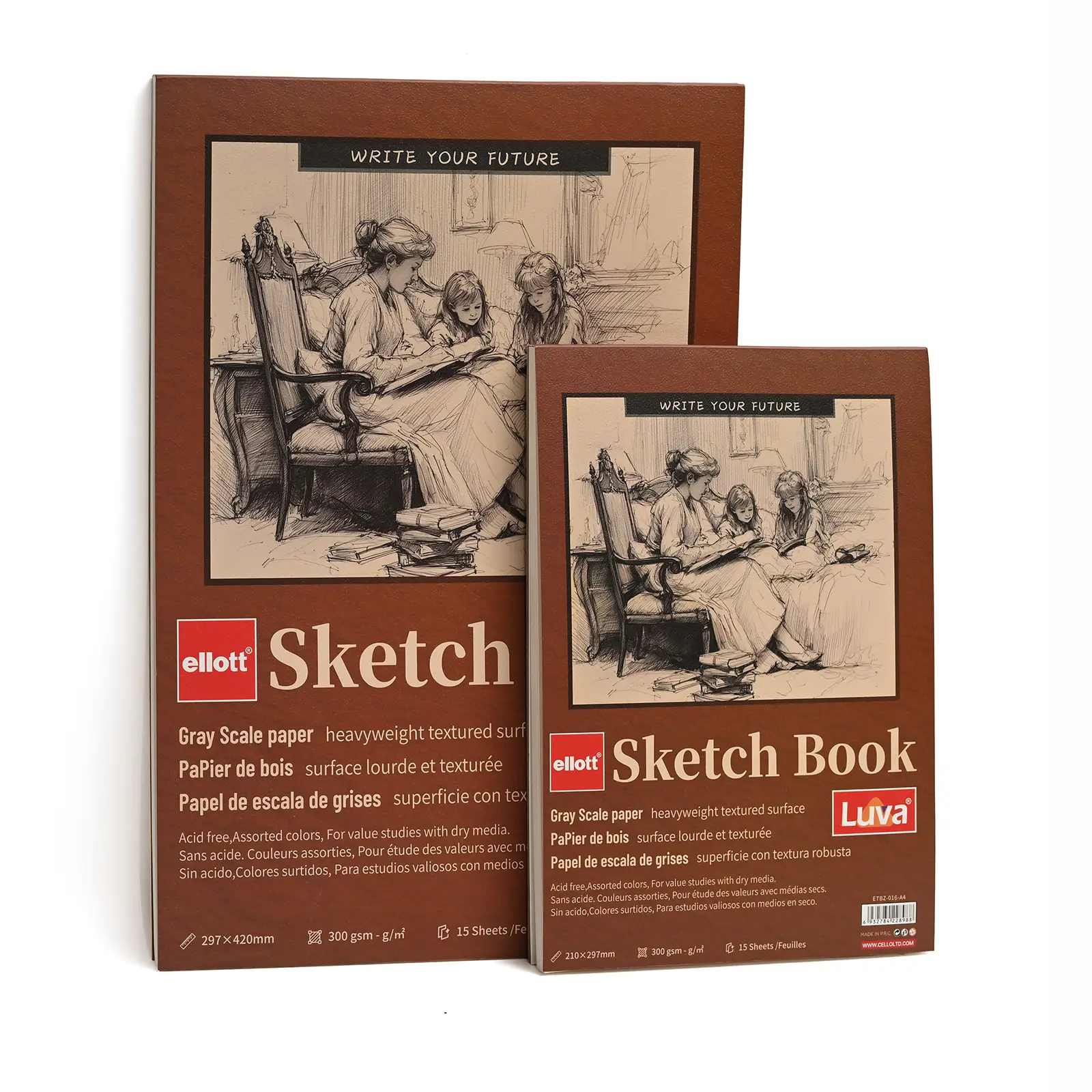 Cuaderno de bocetos LUVA ELLOTT BZ-016 1