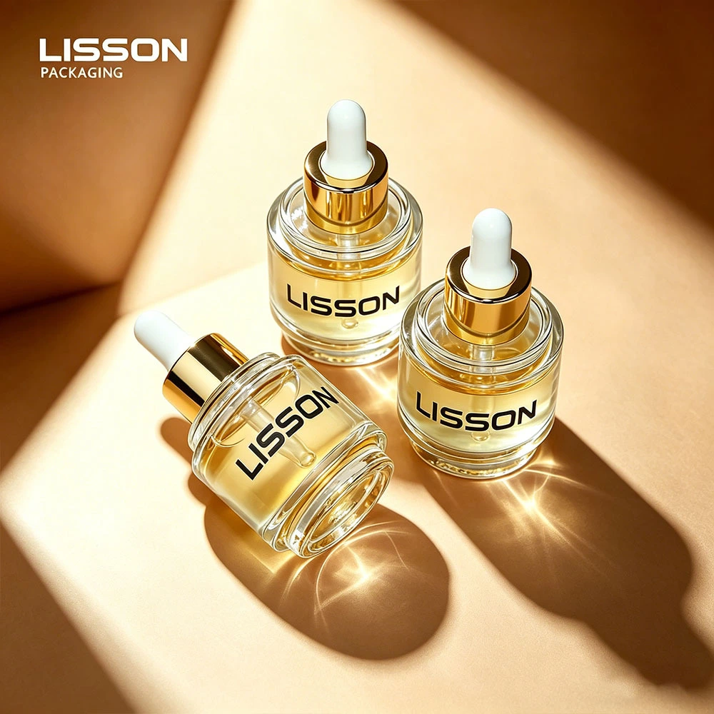 Flacon de parfum carré personnalisé en verre avec compte-gouttes 1