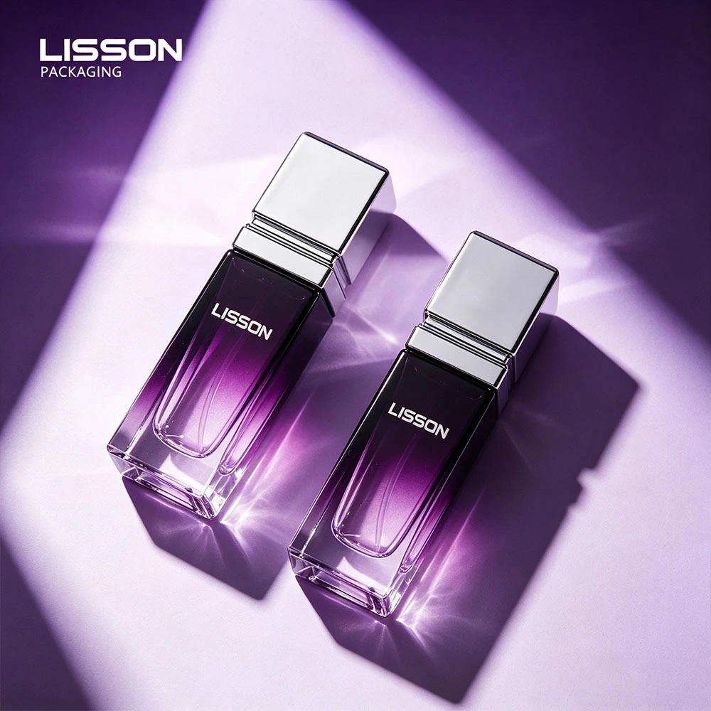Flacon de parfum en verre à dégradé lumineux pour vente en gros 1