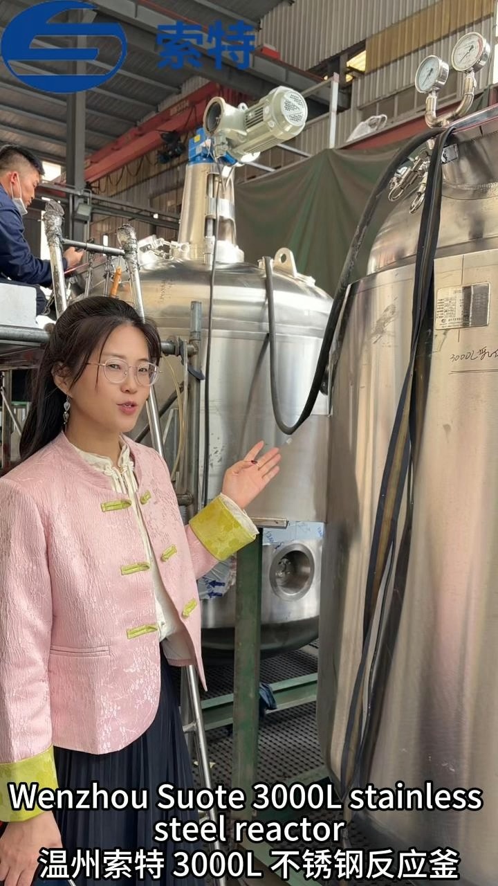 Cuve de réaction de 3000 L