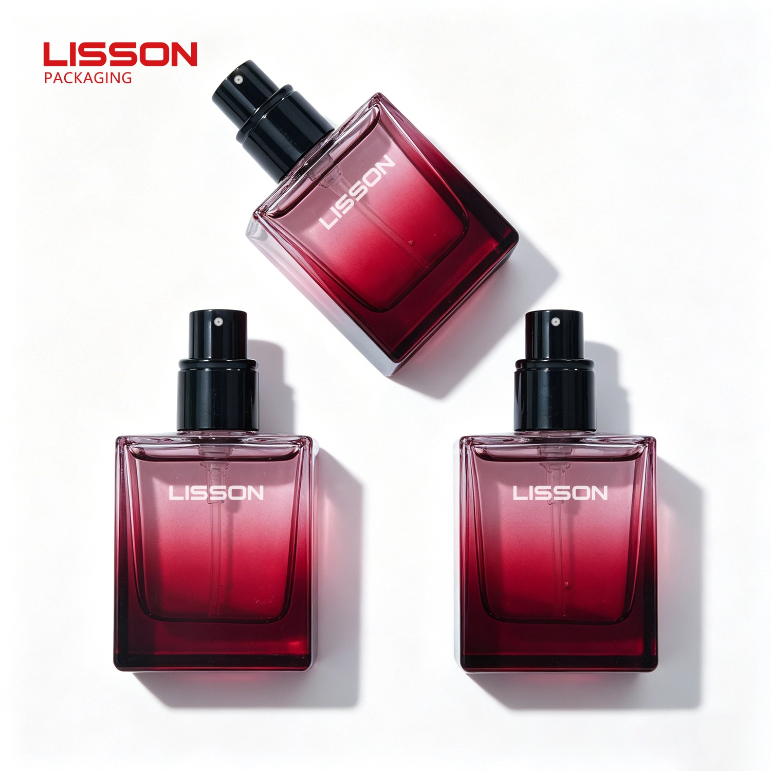 Flacon vaporisateur de parfum en verre premium de 30 ml, marque privée, avec bouchon en PP et pompe en PP+PE, pour les marques de parfums. 1