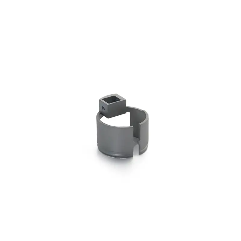 Custom Precision Die-Cast Clamp-Type Mounting Bracket with Locating Block for Optical Communication Equipment 1