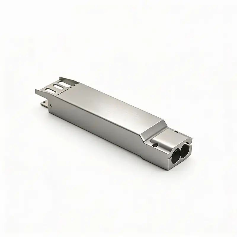 Custom Precision Die-Cast Aluminum QSFP/OSFP Optical Module Housing 1