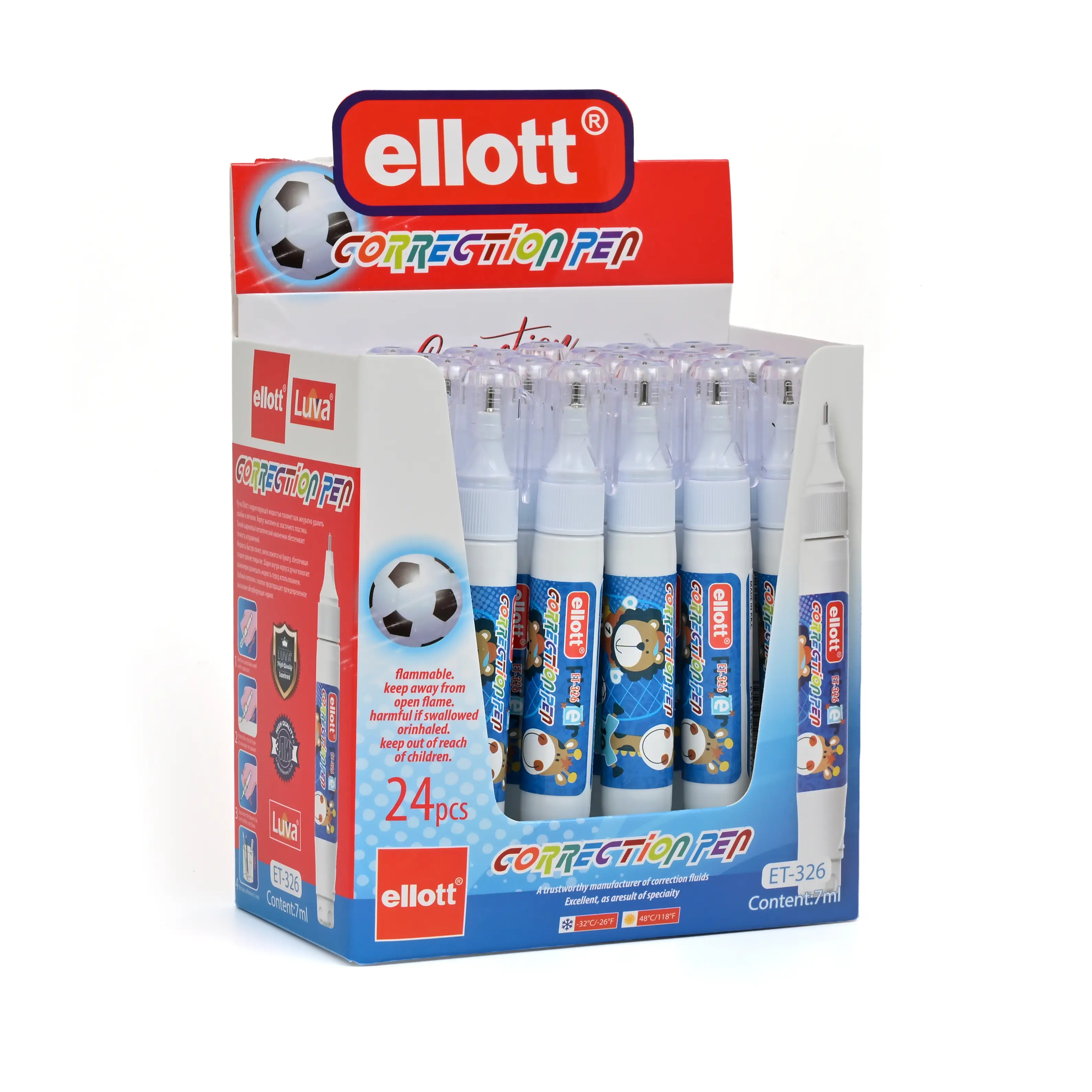 Stylo correcteur LUVA ET-326 24 pièces 1