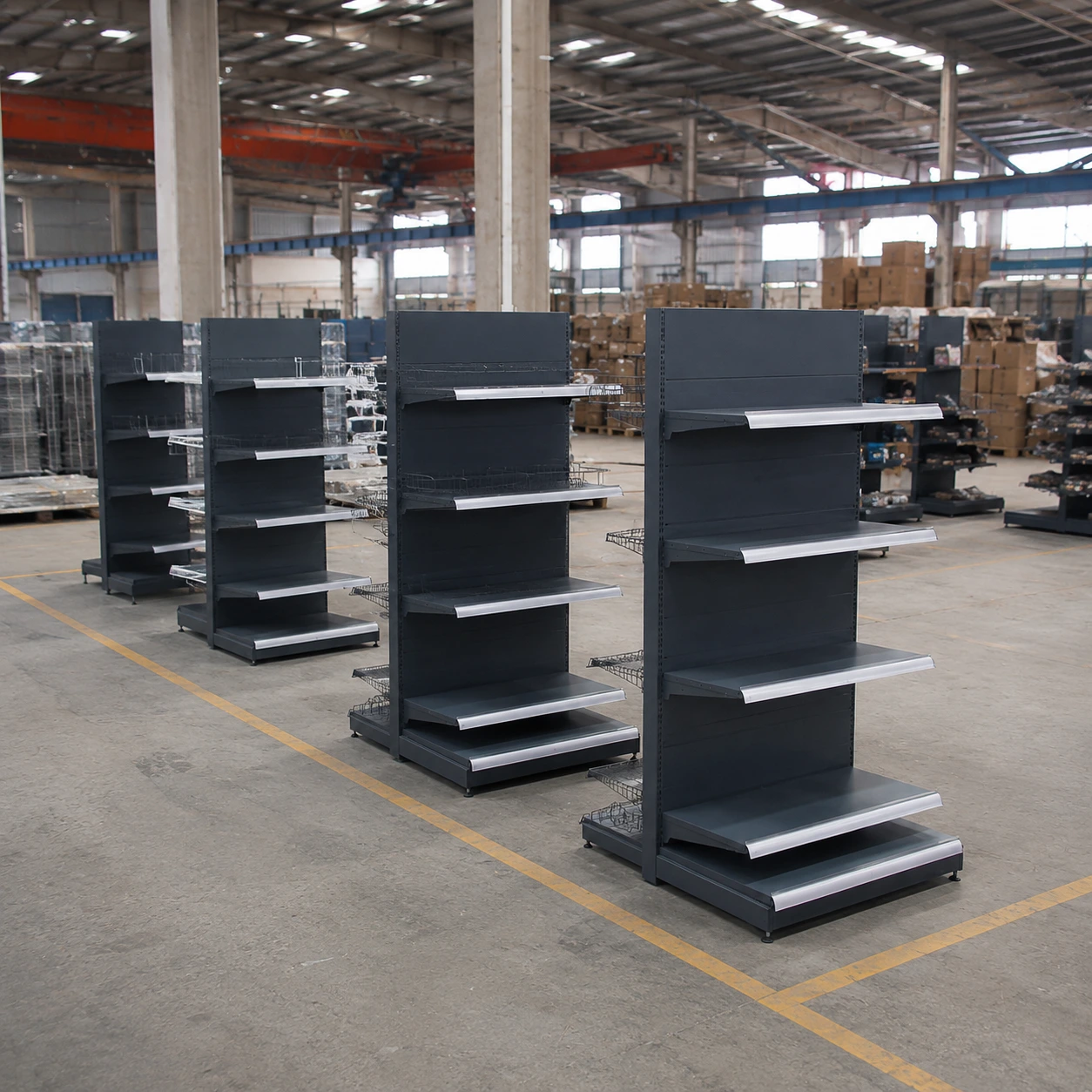 Premium Adjustable Gondola Shelving for Supermarkets & Retail Stores 1