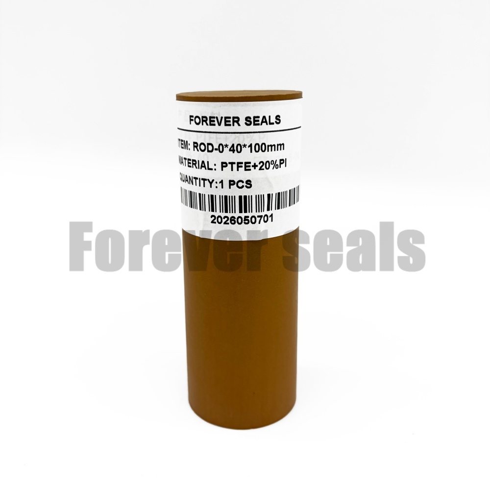 Varilla de sellado compuesta de PTFE + 20 % PI, material EM: ROD-0*40*100 mm 6
