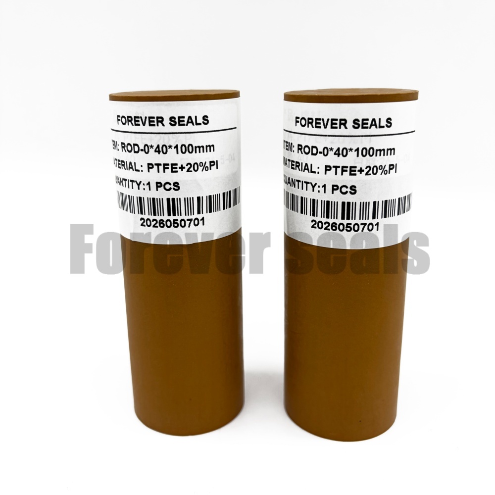 Varilla de sellado compuesta de PTFE + 20 % PI, material EM: ROD-0*40*100 mm 5