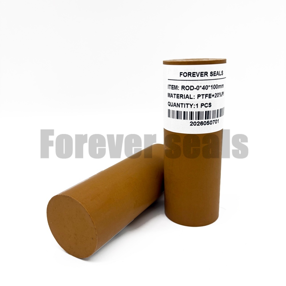 Varilla de sellado compuesta de PTFE + 20 % PI, material EM: ROD-0*40*100 mm 1