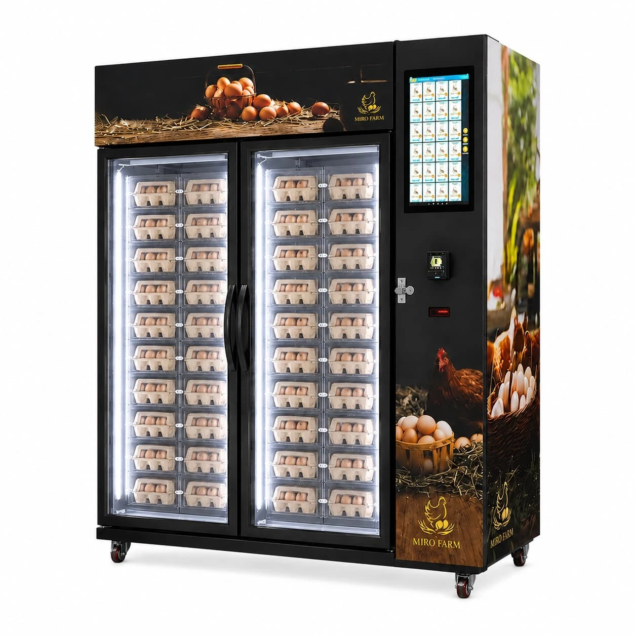 Refrigerated Egg Locker Vending Machine | 2026 Smart 24/7 Fresh Egg Vending Cabinet Factory Direct 1