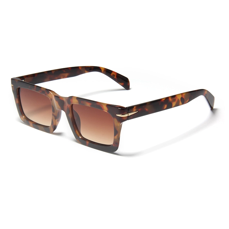S84073 Gafas de sol de lujo al por mayor, gafas de sol polarizadas personalizadas con montura cuadrada, marcas famosas, para hombre. 1