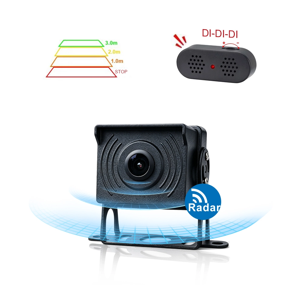 Anti-collision 11GHz Millimeter Wave Radar Integrated AHD Camera for Port Reach Stacker & Mining Dump Truck 1