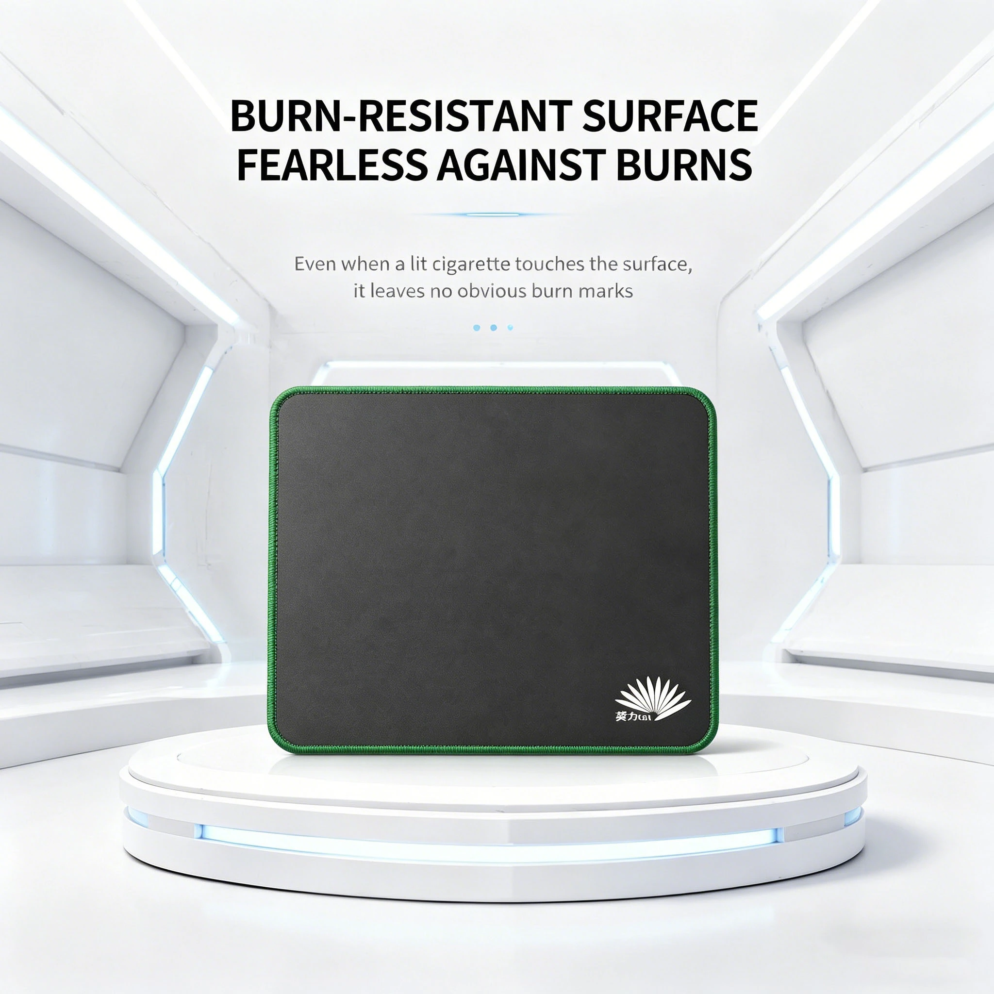 KAL burn-resistant mouse pad, cigarette burn-proof, wear-resistant stitched gaming mouse pad, scratch-resistant and dirt-proof design