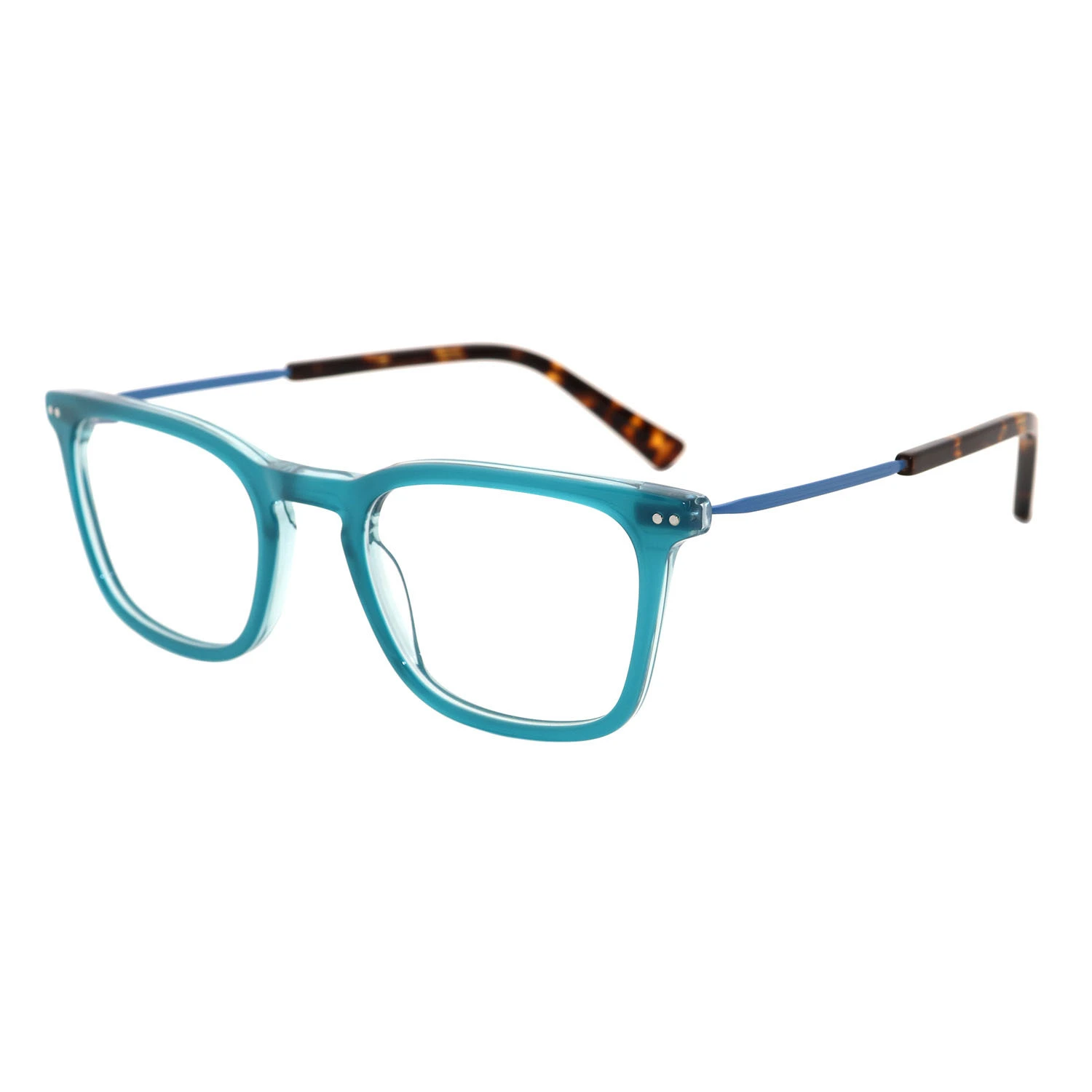 Fashion Acetate Blue Light Glasses with Slim Temples for Modern Brands JTD40604HST 1