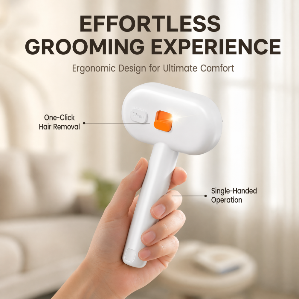 Roadreign 3-in-1 UV-desinfecterende huisdierenborstel – De ultieme verzorgings- en massageoplossing 4
