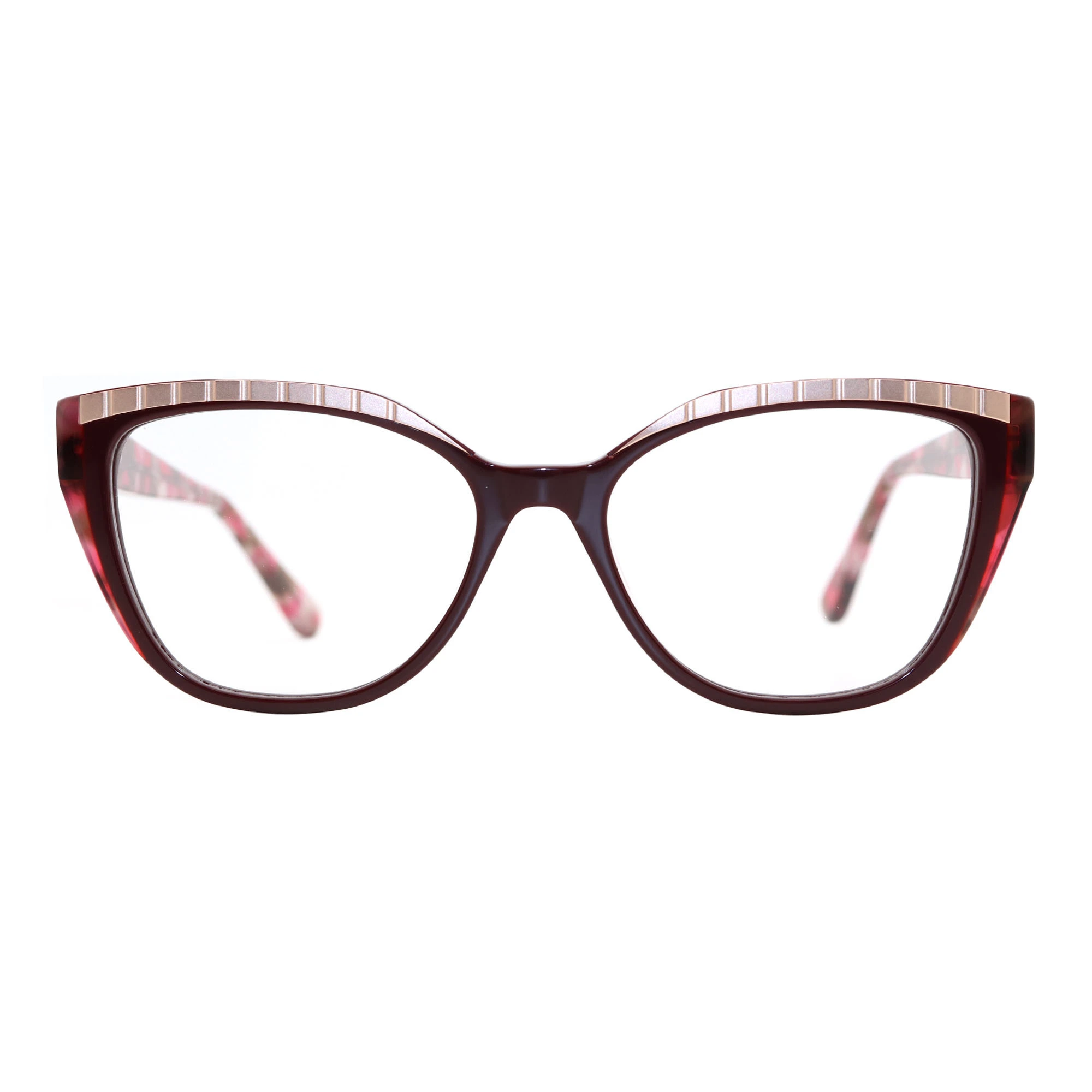 Elegant Cat Eye Acetate Reading Glasses with Metal Detail for Optical Brands JAD30893JY 1
