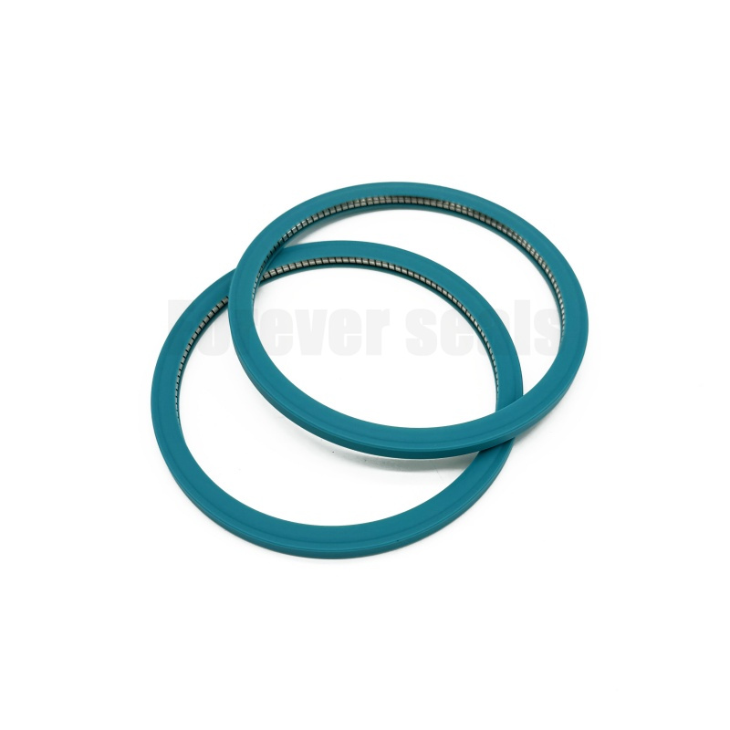 Sello energizado de resorte de PTFE azul modificado de sección transversal interna 2