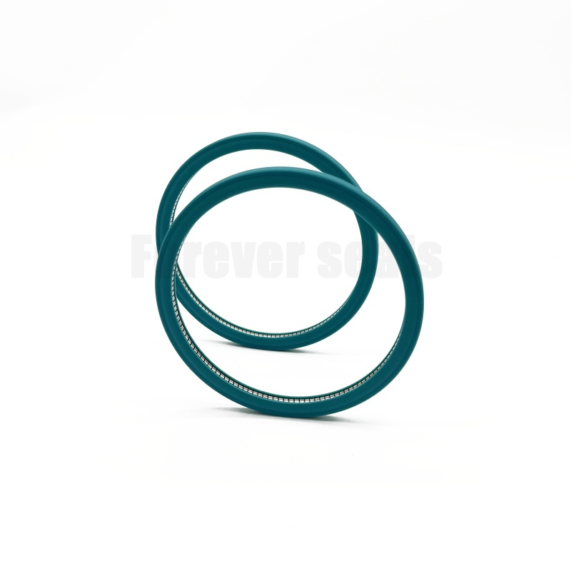 Sello energizado de resorte de PTFE azul modificado de sección transversal interna 3