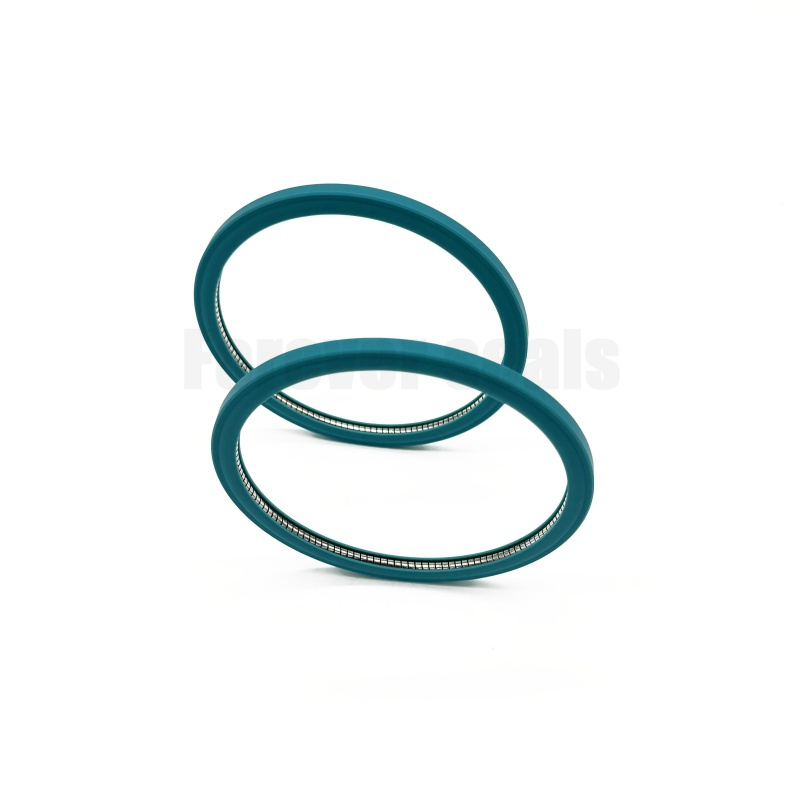 Sello energizado de resorte de PTFE azul modificado de sección transversal interna 9