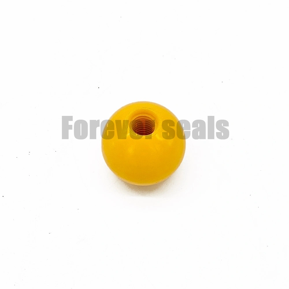 Industrial Bakelite Handle Ball, Oil-Proof Non-Conductive Knob with Metal Insert 1