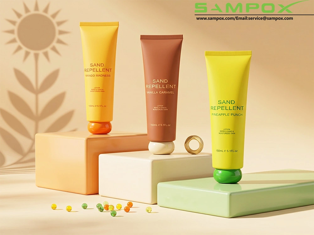 Custom Silk-Screen PE Squeeze Tube with Abacus Cap 40mm 150ml 1