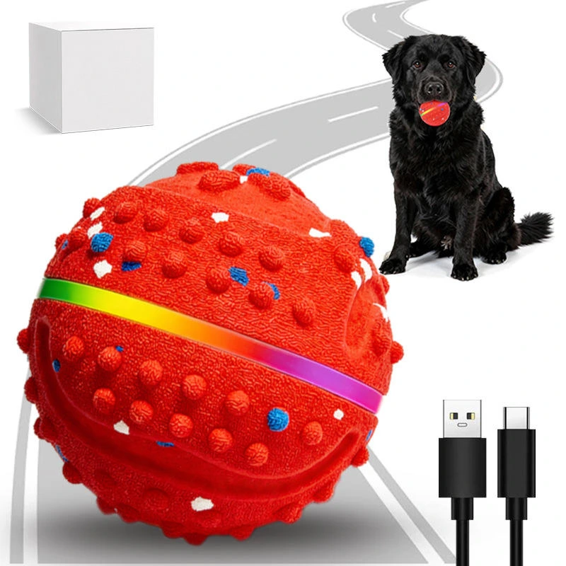 ROADREIGN - Balle roulante automatique intelligente - Jouet interactif distributeur de friandises pour lutter contre l'ennui 1