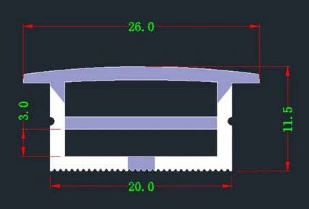 2010 Edged Light-through Flexible LED Neon Tube for Indoor Outdoor Commercial Decor HTD-SLC2010-42 1