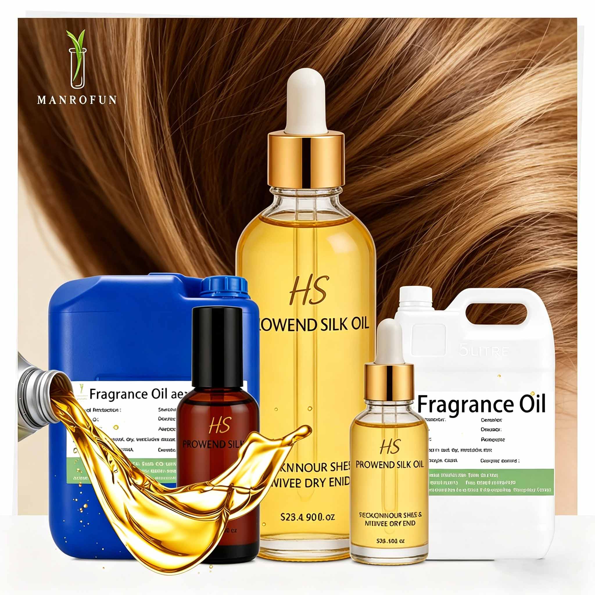 زيت عطري للشعر فاخر بالجملة، مستوحى من ماركات صالونات التجميل 1