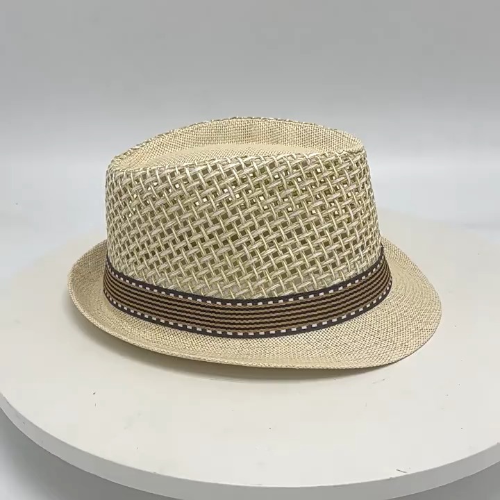 lightweight straw fedora