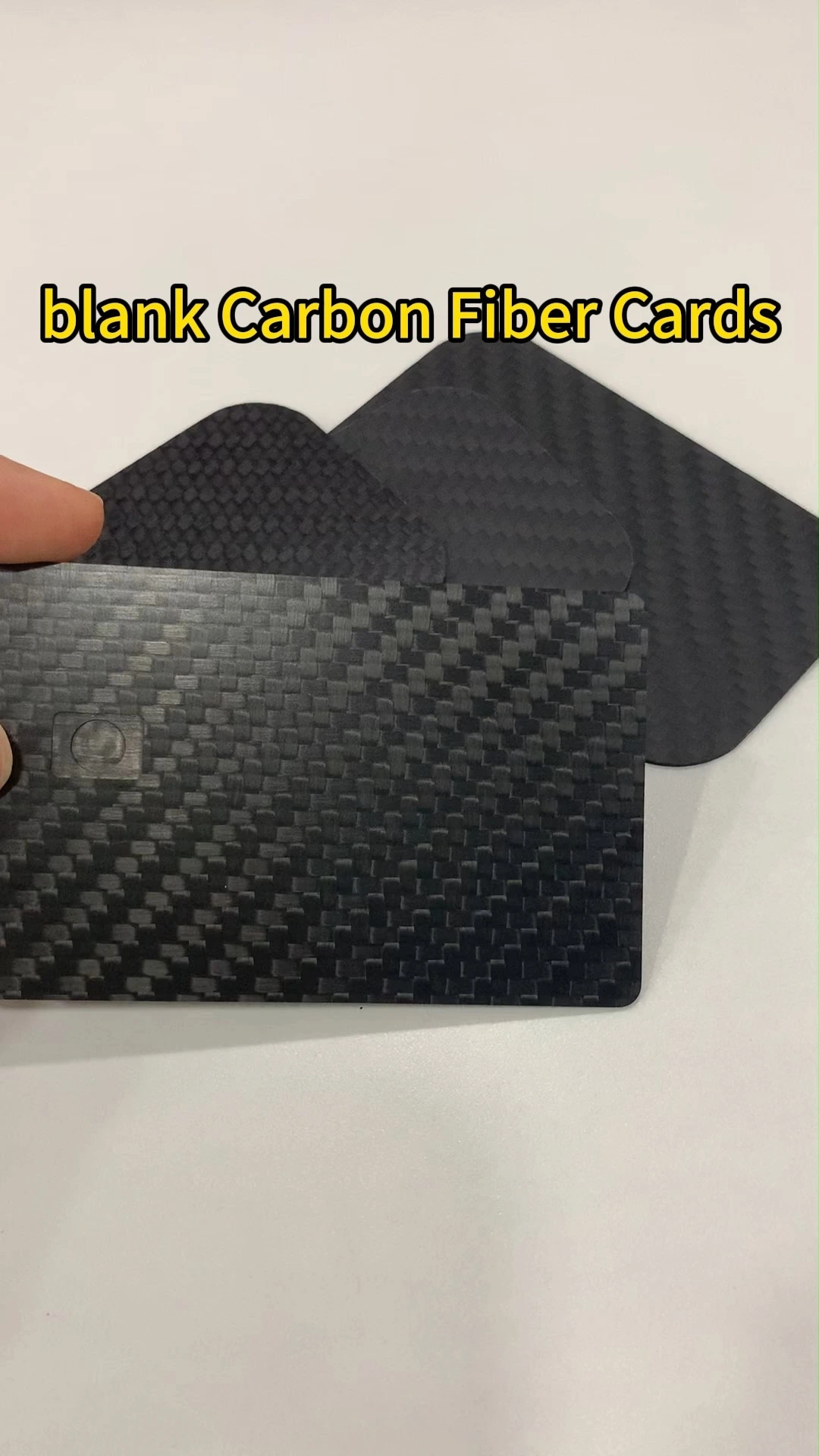 Premium Carbon Fiber Business Cards, Carbon Business Card Manufacturer 1