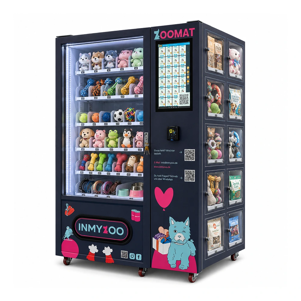 WEIMI pet supplies vending machine in shopping mall for 24/7 automated pet product sales