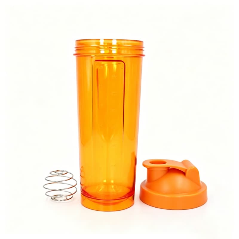 Bottiglie shaker per proteine ​​da 700 ml (950 ml a pieno carico) all'ingrosso | Personalizzazione OEM/ODM con sfera di miscelazione in metallo 10
