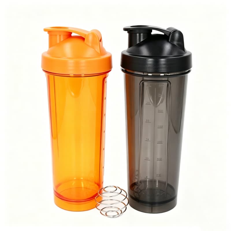 Bottiglie shaker per proteine ​​da 700 ml (950 ml a pieno carico) all'ingrosso | Personalizzazione OEM/ODM con sfera di miscelazione in metallo 17