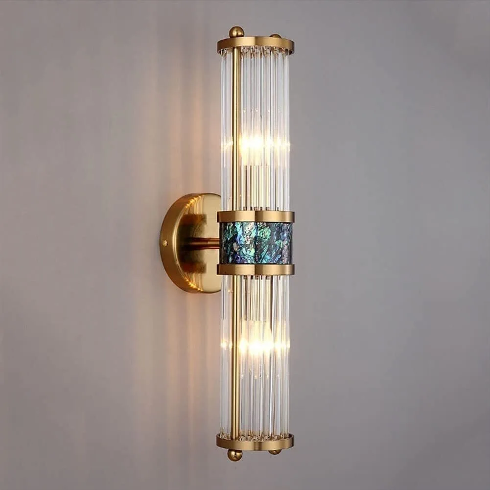 Modern Luxury Gold Crystal Wall Sconce LED Wall Light for Bedroom Living Room Hallway HTD-IWG400A361 1