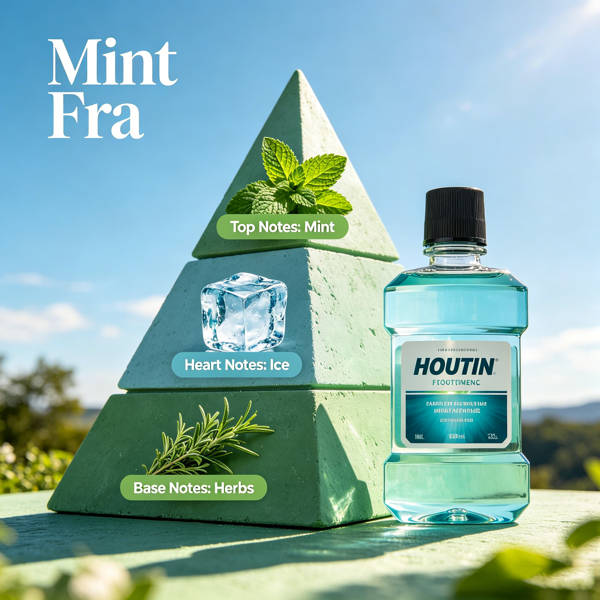 Parfum pour bain de bouche à l'haleine fraîche pour marques de distributeur 2