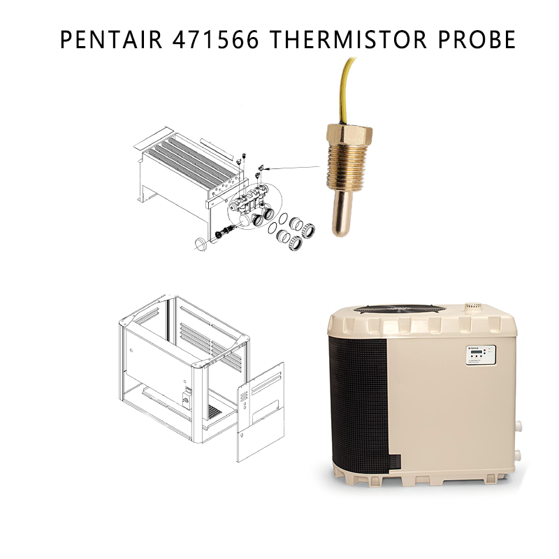 Pentair 471566 Thermistor Probe for Pool & Spa Water Temperature Sensor Replacement High Accuracy 3