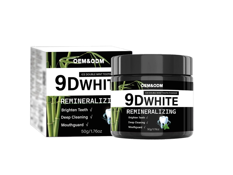 Peppermint Bamboo Charcoal Tooth Powder 50g – Cool Freshness + Activated Charcoal Whitening: Dual Breath Management 1