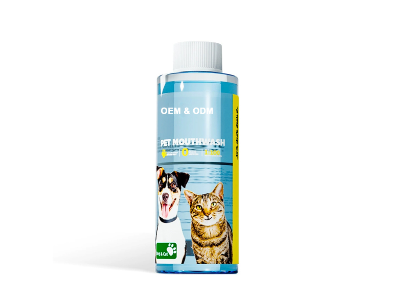 Custom OEM & ODM Pet Mouthwash - No Brushing Required, Antibacterial Formula for Dogs & Cats, Fresh Breath & Oral Health 1