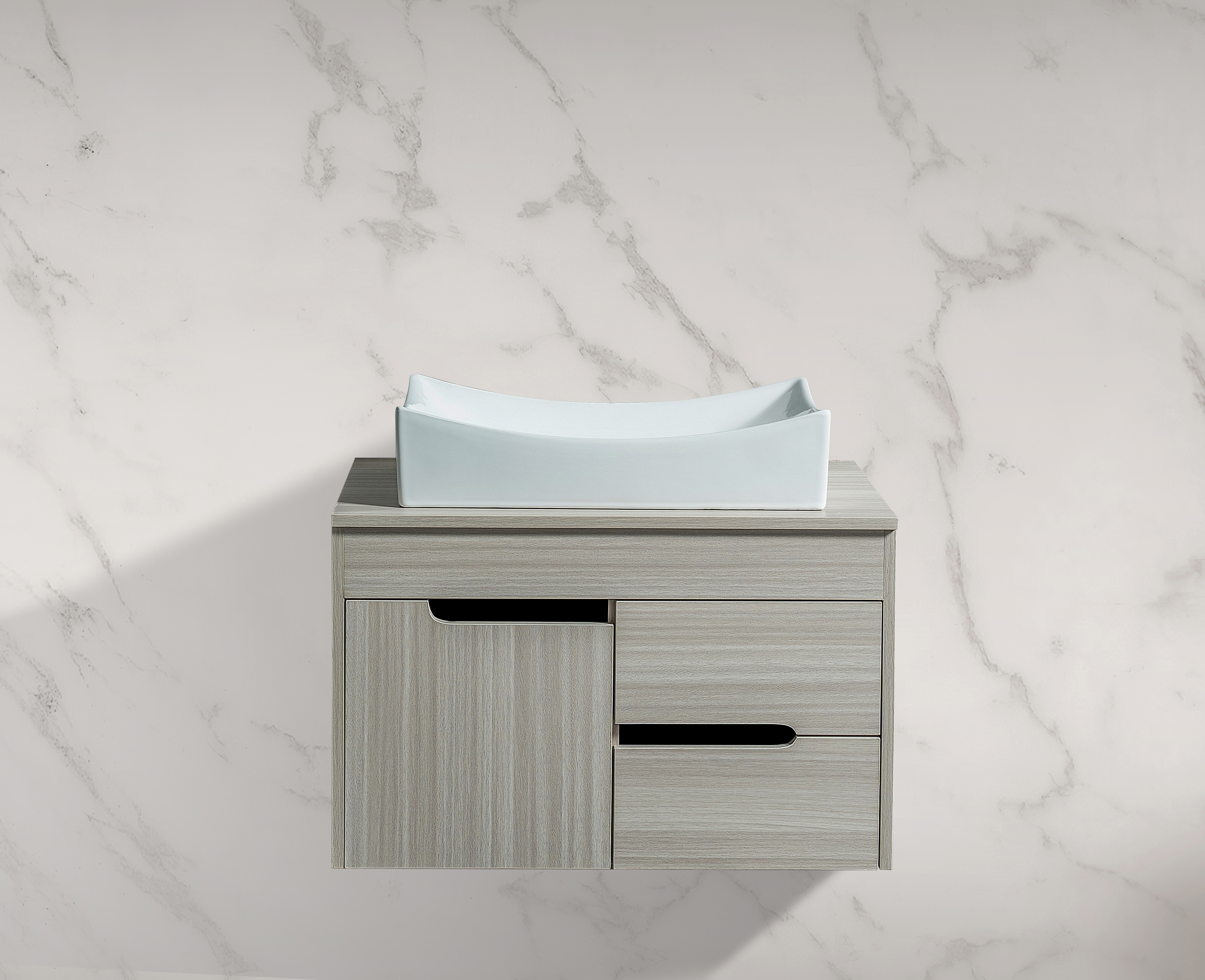 PVC Bathroom Wall Wash Basin Cabinet LY048 1