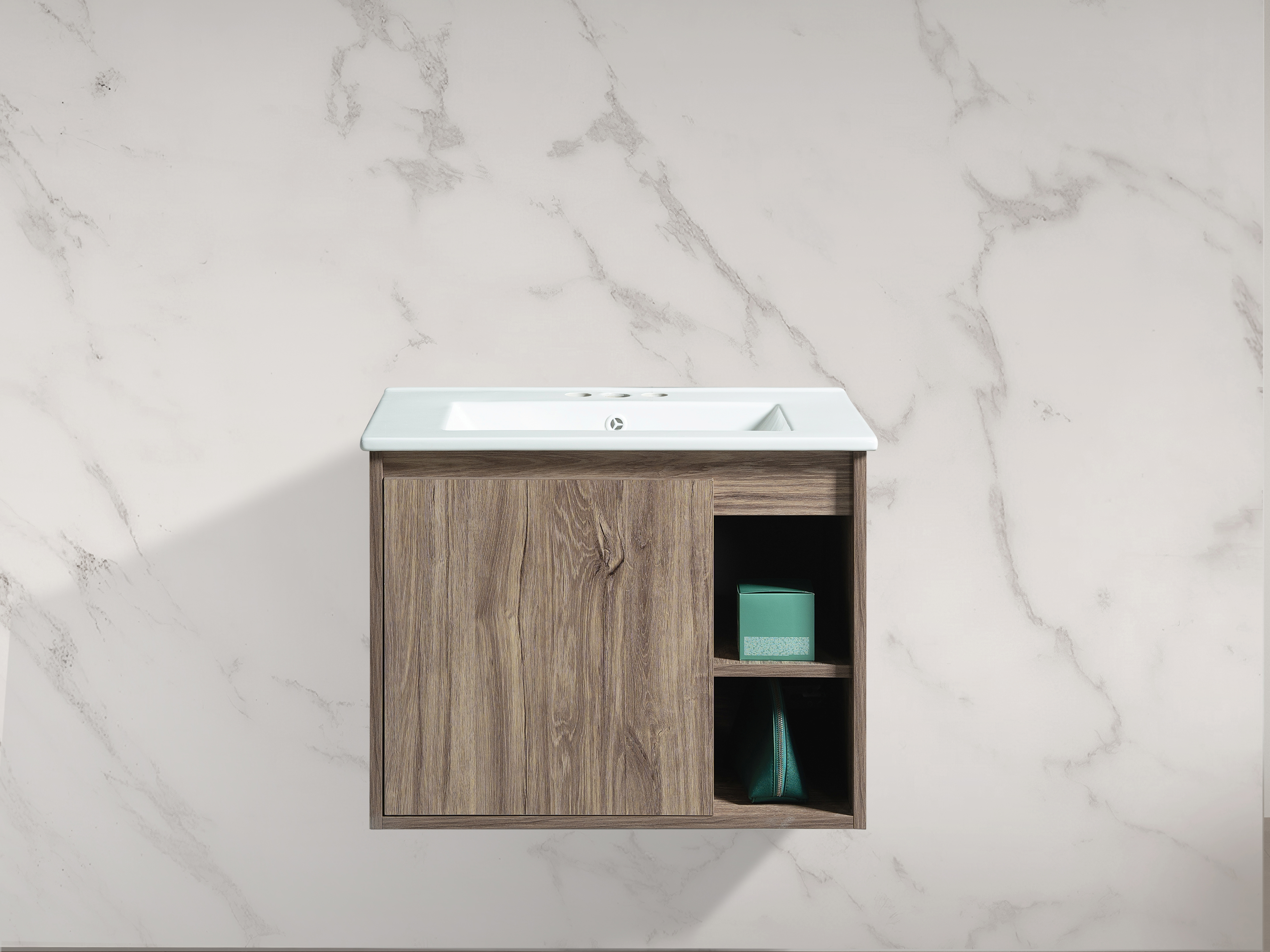 PVC Bathroom Wall Wash Basin Cabinet  LY049 1