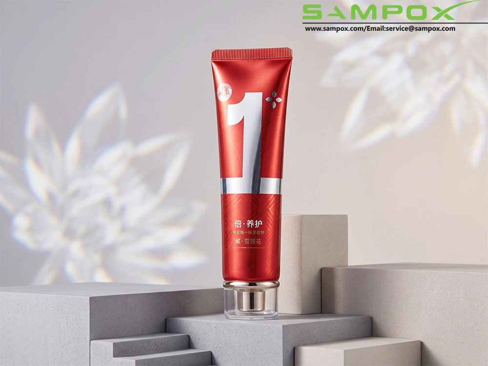 Luxury Metallic Red ABL Toothpaste Tube 35mm 100g 1