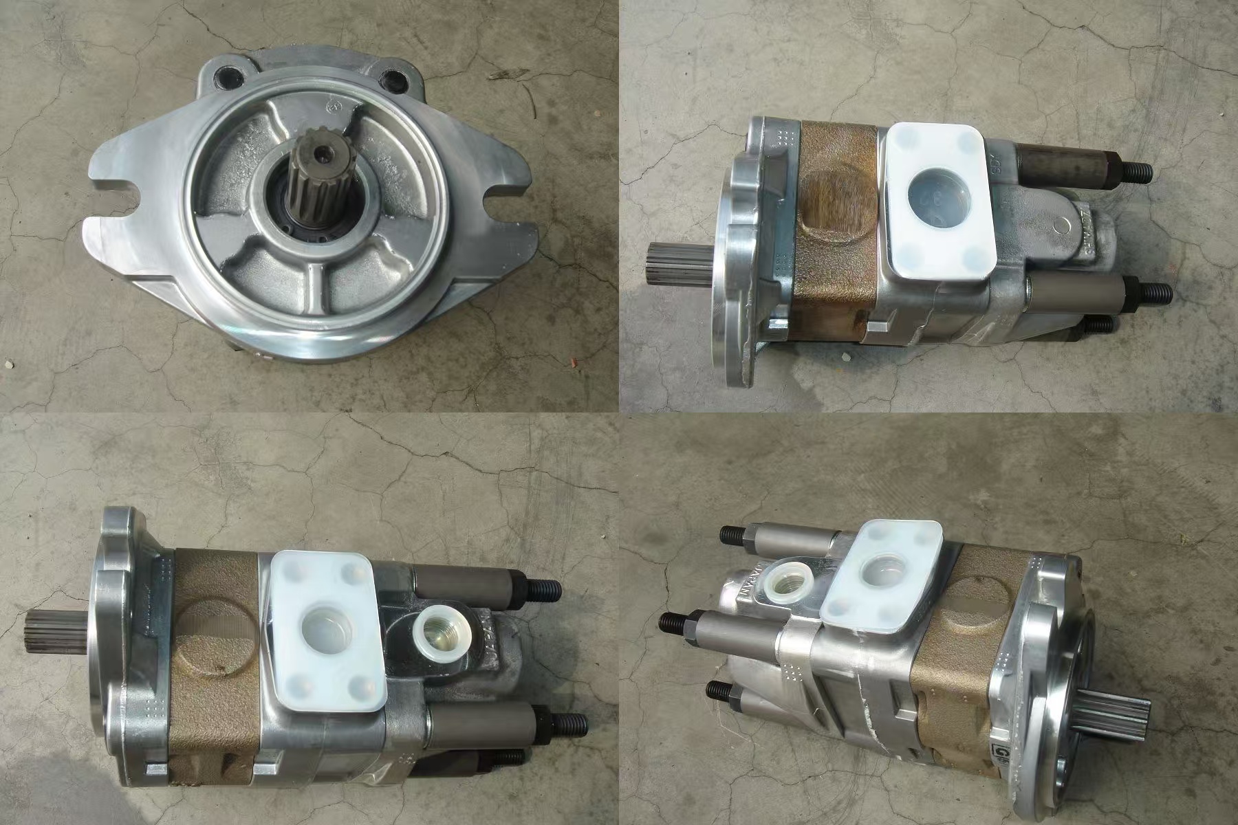 Pompe a ingranaggi KAYABA KFP5185-KRP4-12CBGH 600B40R493 KRP4-33-23ADN 291Y7-17011 PHS3029-3029-3024JAGR 4
