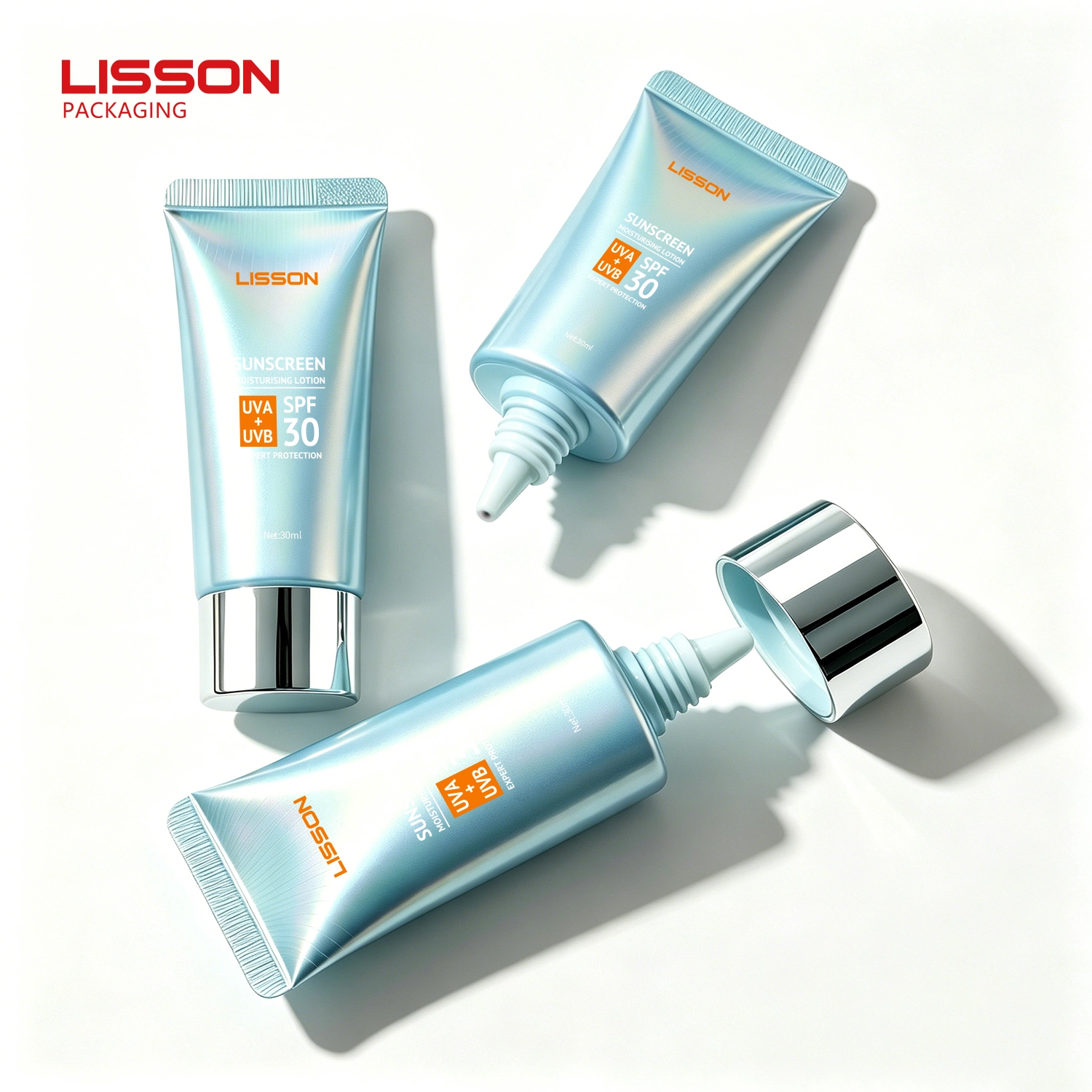 SPF-Grade 30mm HoloGraphic ABL Sunscreen Tube | Precision Orifice Tip | 25–70ml 1