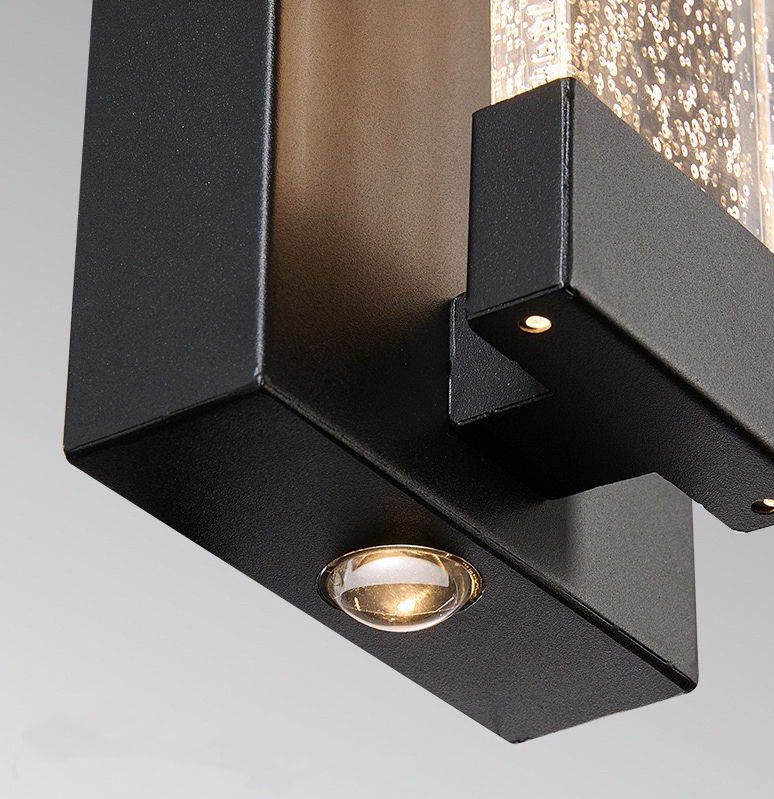 Wall Light Outdoor Wall Light with Crystal Decor, IP65 Waterproof Exterior Sconces LED Wall Lanterns, Multi-Size Wall Mounted Porch Lights 8W-20W 3000K Warm Light for Home, Villa, Garden HTD-EW4401 3