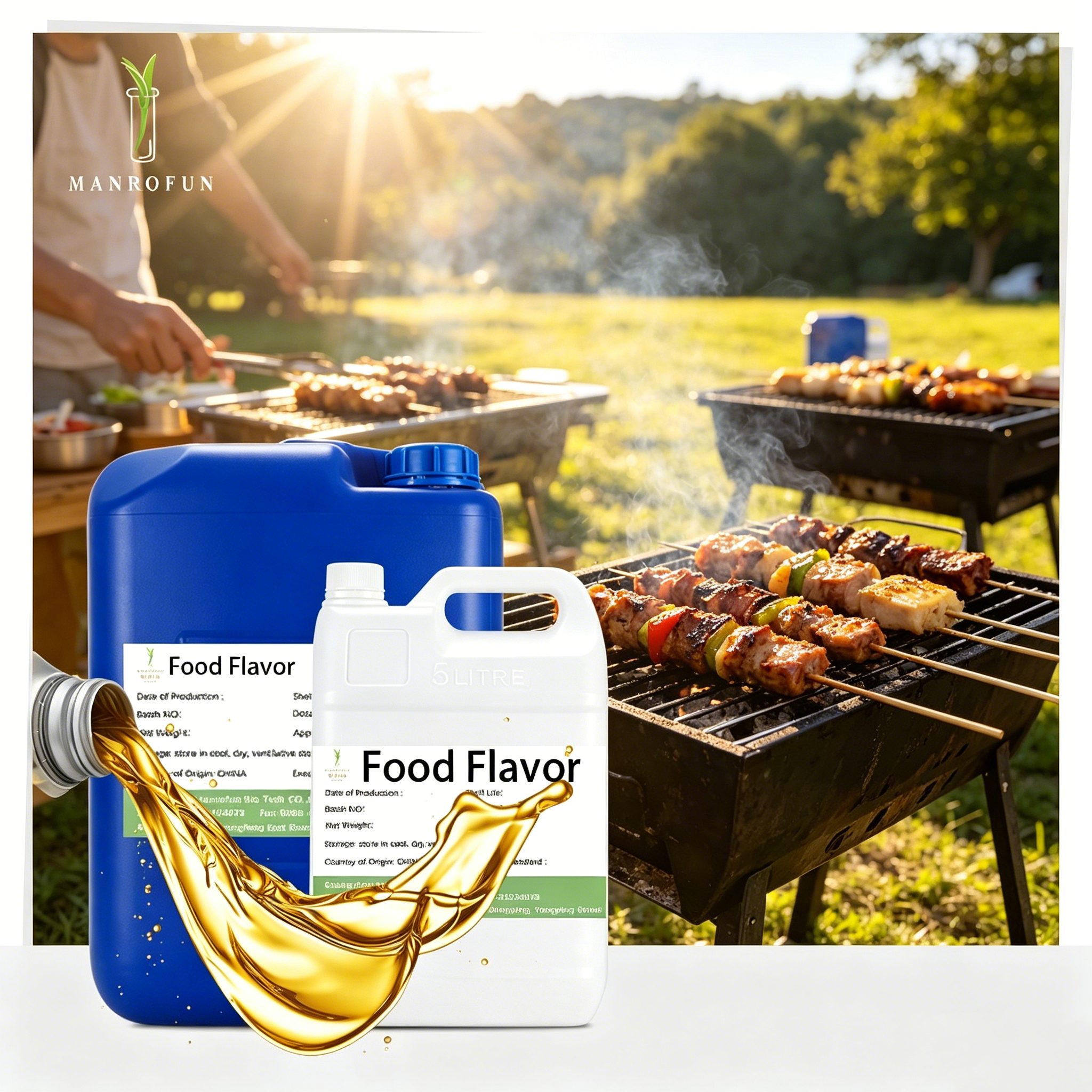 Essence aromatique grillée fumée pour barbecue, idéale pour les en-cas et l'assaisonnement 1