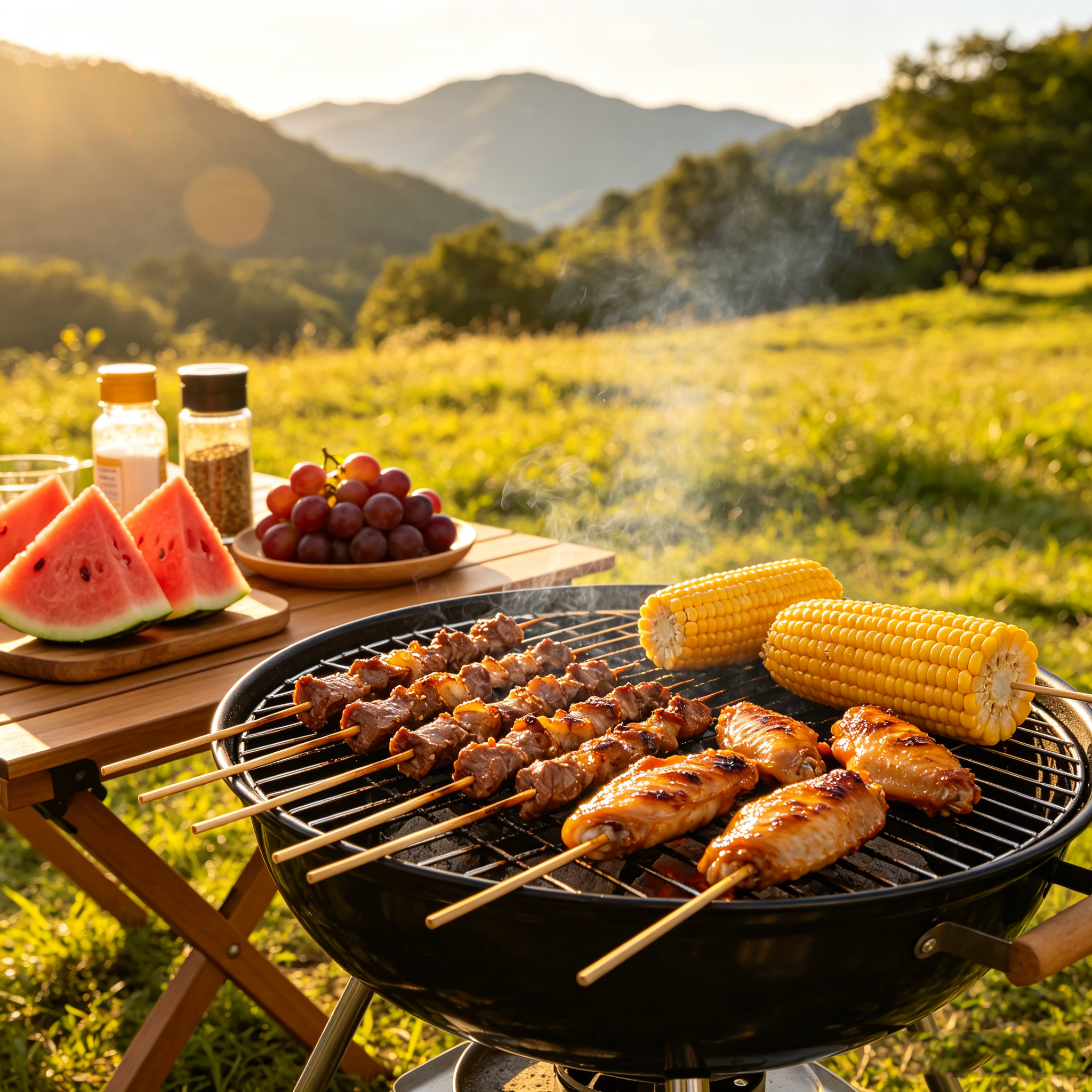 Essence aromatique grillée fumée pour barbecue, idéale pour les en-cas et l'assaisonnement 2