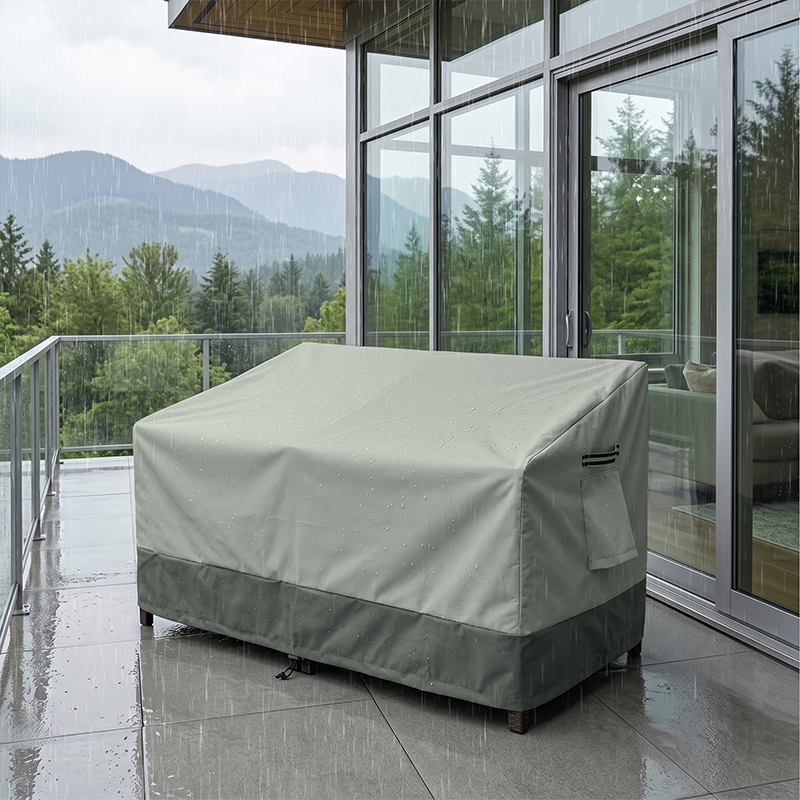 Waterproof and Durable Outdoor Double Patio Sofa Cover 4